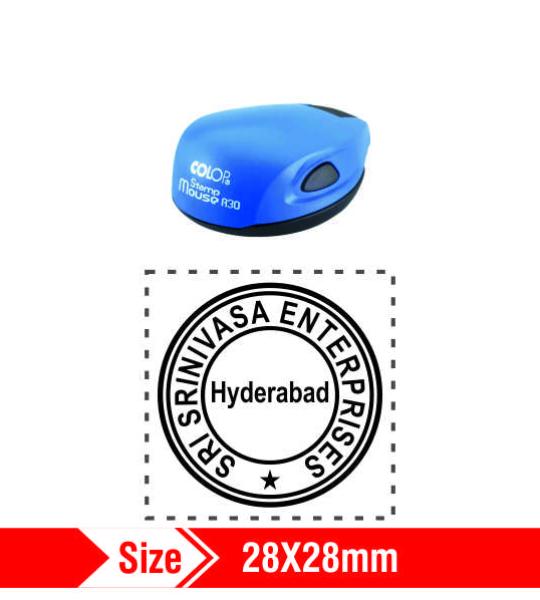 Colop Self ink Pocket Stamp 28x28mm 15