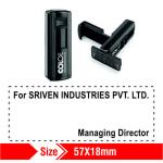 Colop Self ink Pocket Stamp 57x18mm 10