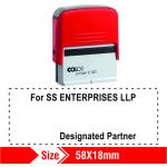 Colop Self Inking Designated Partner 58X18mm