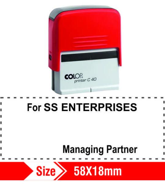 Colop Self Inking Managing Partner 58X18mm