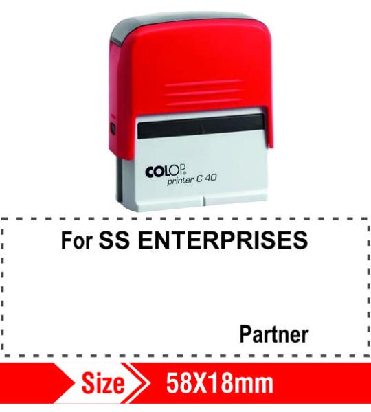 Colop Self Inking Partner 58X18mm