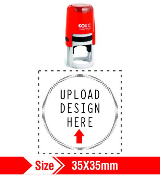 Colop Self Inking Round 16 35X35mm