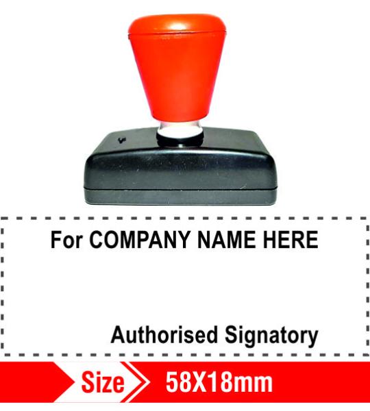 Dura Authorised Signatory 58X18mm