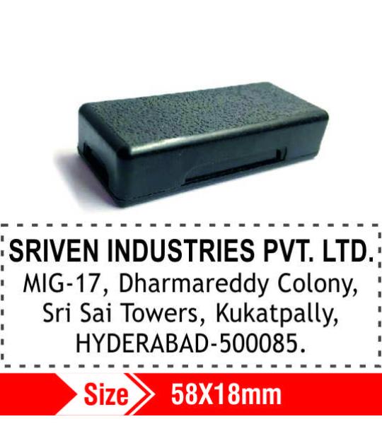 Dura Pocket Stamps 58x18mm 4
