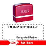 Exmark Designated Partner 58X18mm