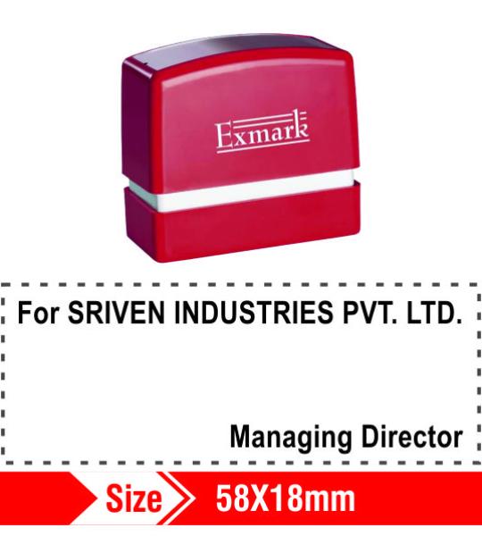 Exmark Managing Director 58X18mm