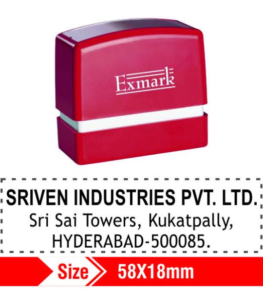 Exmark Three Lines 58X18mm