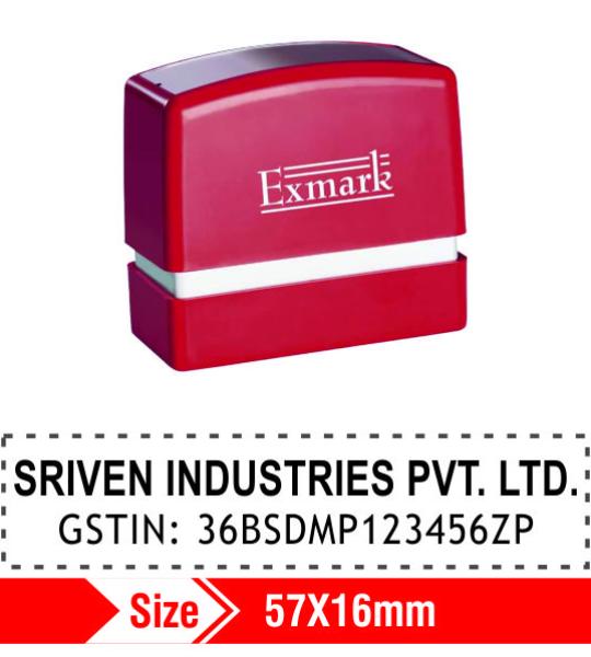 Exmark Two Lines 57X16mm