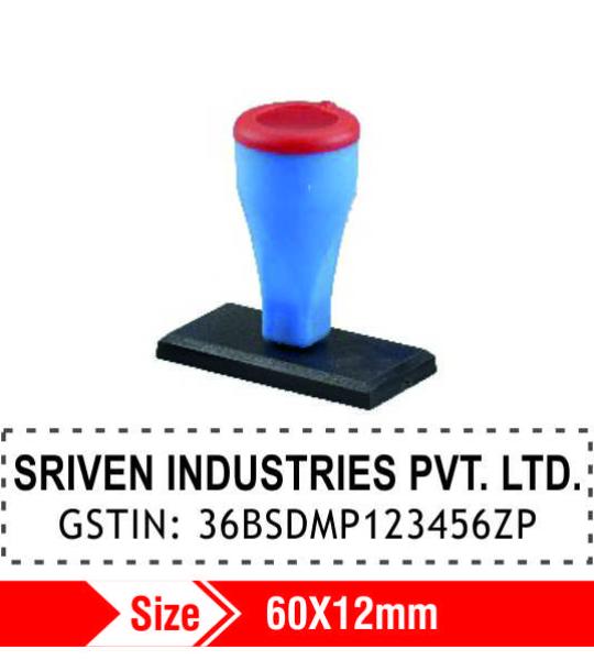 Nylon Rubber Stamp 60x12mm