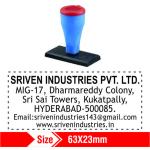 Nylon Rubber Stamp 63x23mm