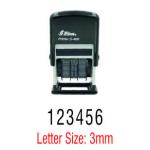 Shiny S-309 Number 3mm