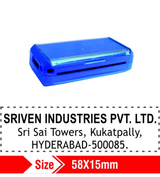Trodat Pocket preink Stamps 58x15mm 3