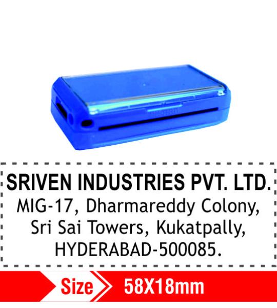 Trodat Pocket preink Stamps 58x18mm 4
