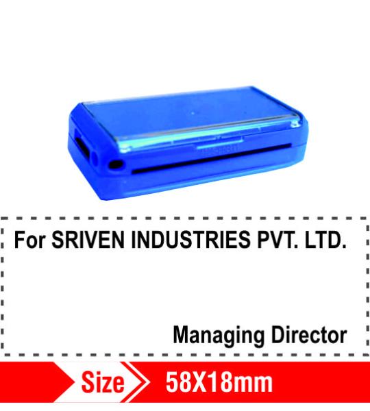 Trodat Pocket preink Stamps 58x18mm 9